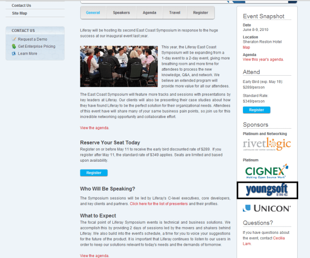 Youngsoft @ East Coast Symposium